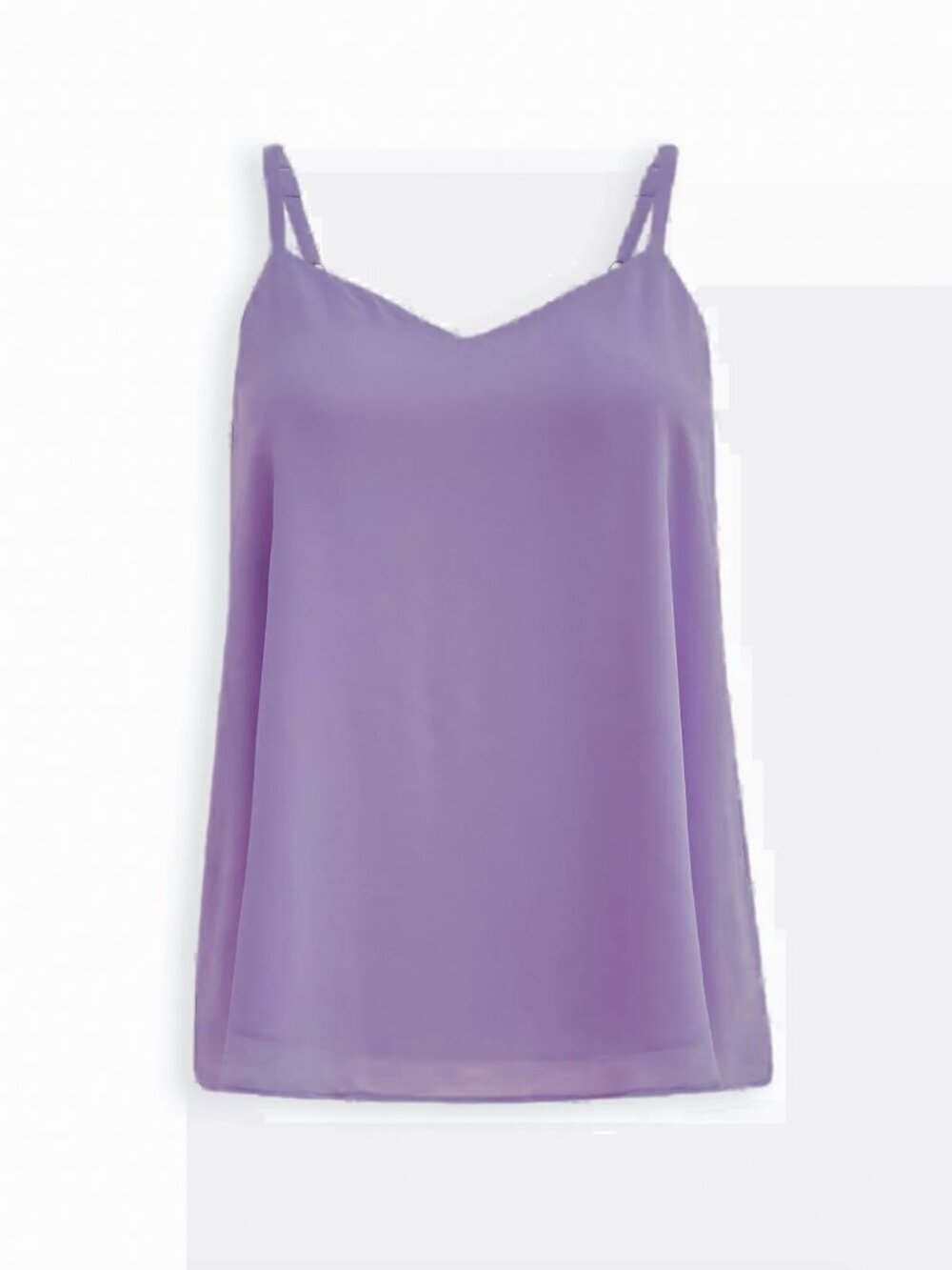 Torrid Sophie Lavender Chiffon Swing Cami Plus Size